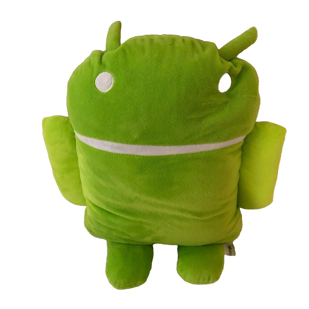Google Android Mascot Plush Stuffed Toy Green 12"